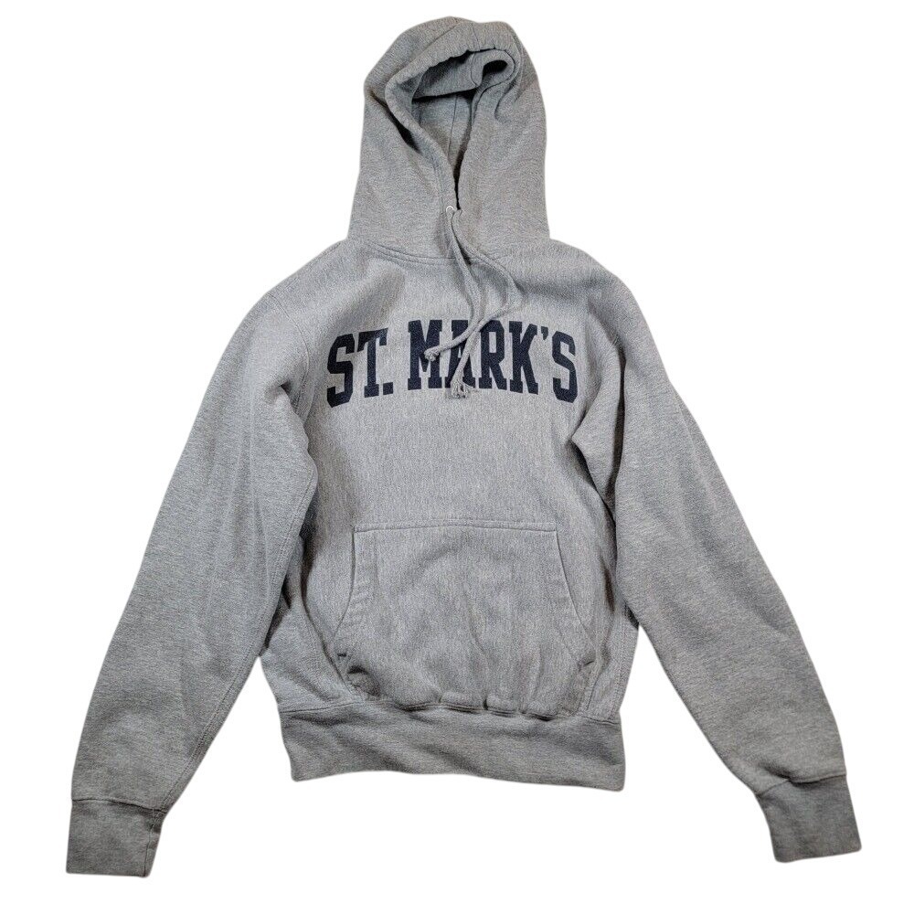 St. Mark's MV Sport‎ Pro Weave Men's Hoodie Sz XS Heathered Gray
